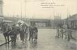 CPA FRANCE 93 "Saint Denis, rue et pont de la Briche" / INONDATION 1910