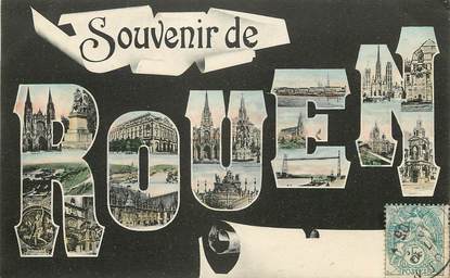 CPA FRANCE 76 "Souvenir de Rouen"