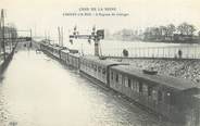 94 Val De Marne CPA FRANCE 94 "Choisy le Roi, l'express de Limoges" / INONDATION 1910