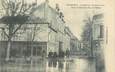 CPA FRANCE 94 "Champigny, place du marché et rue de l'église" / INONDATION 1910