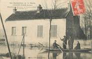 94 Val De Marne CPA FRANCE 94 "Saint Maur, blanchisserie Baumann au pont de Créteil" / INONDATION 1910