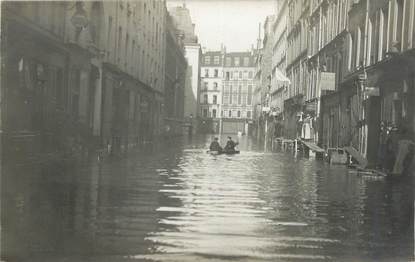 CARTE PHOTO FRANCE 75 "Paris" / INONDATION 1910