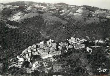 / CPSM FRANCE 06 "Auribeau, vue générale du vieux village médiéval"