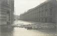 CARTE PHOTO FRANCE 75 "Paris, rue de Bourgogne" / INONDATION 1910