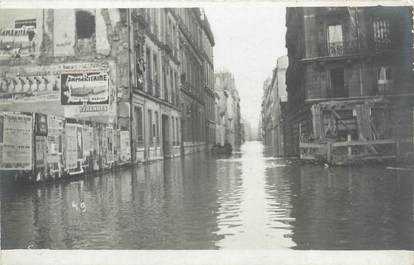 CARTE PHOTO FRANCE 75 "Paris " / INONDATION 1910