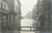75 Pari CARTE PHOTO FRANCE 75 "Paris, rue de la pépinière" / INONDATION 1910