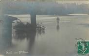 75 Pari CARTE PHOTO FRANCE 75 "Paris, pont des Saint Pères" / INONDATION 1910