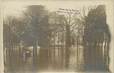 CARTE PHOTO FRANCE 75 "Paris, crue de la Seine" / INONDATION 1910