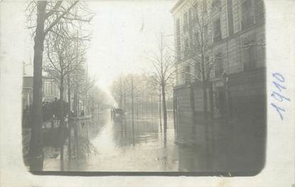 CARTE PHOTO FRANCE 75 " Paris" / INONDATION 1910