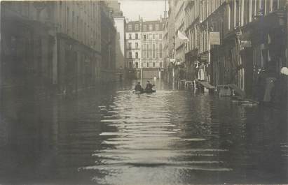 CARTE PHOTO FRANCE 75 "Paris" / INONDATION 1910