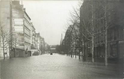 CARTE PHOTO FRANCE 75 " Paris" / INONDATION 1910