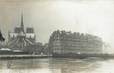 CARTE PHOTO FRANCE 75 "Paris, Notre Dame" / INONDATION 1910