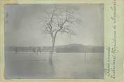 75 Pari CARTE PHOTO FRANCE 75 "Paris, inondés, tribunes et hippodrome de Longchamps " / INONDATION 1910