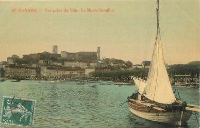 CPA FRANCE 06 "Cannes, vue prise du Mole, le Mont Chevalier"