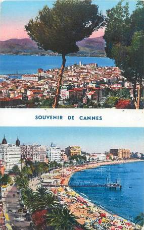 CPA FRANCE 06 "Souvenir de Cannes"