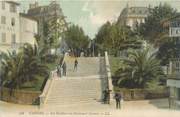 06 Alpe Maritime CPA FRANCE 06 "Cannes, les escaliers du boulevard Carnot"