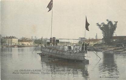 CPA FRANCE 71 "Châlon sur Saône, chantier Schneider, marine impériale Ottomane" / TURQUE