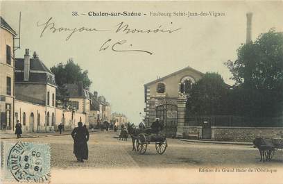 CPA FRANCE 71 "Châlon sur Saône, faubourg Saint Jean des Vignes"