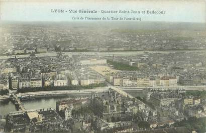 CPA FRANCE 69 "Lyon, vue générale, quartier Saint Jean et Bellecour"