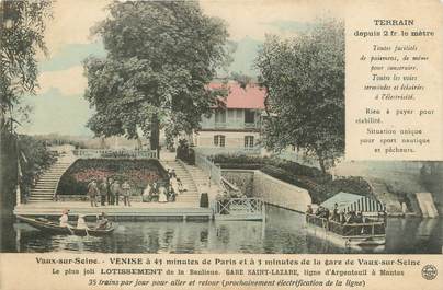 CPA FRANCE 77 "Vaux sur Seine, venise, le plus joli lotissement de la banlieue"