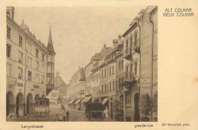 CPA FRANCE 68 "Colmar, grande rue"