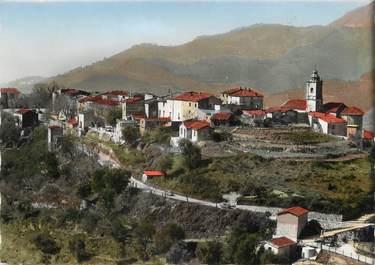 / CPSM FRANCE 06 "Castellar, au fond la tête de chien et le mont Agel"