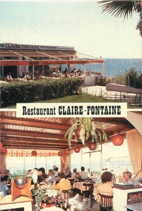 CPSM FRANCE 06 "Juan Les Pins, bar restaurant Claire Fontaine"