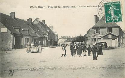 / CPA FRANCE 18 "Ourouër les Bourdelins, grand'rue des Bourdelins"