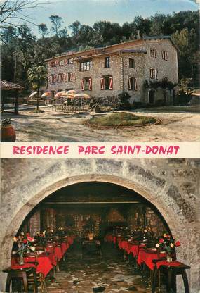 CPSM FRANCE 06 "La Colle sur Loup, résidence Parc Saint Donat"
