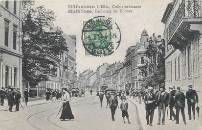 CPA FRANCE 68 "Mulhouse, Faubourg de Colmar "