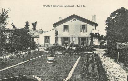 / CPA FRANCE 17 "Touron, la villa"