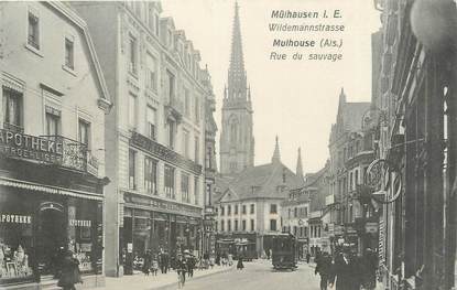 CPA FRANCE 68 "Mulhouse, rue du sauvetage"