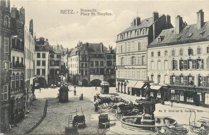 CPA FRANCE 57 "Metz, place Saint Simplice"