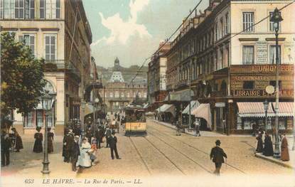 CPA FRANCE 76 "Le Havre, la rue de Paris "