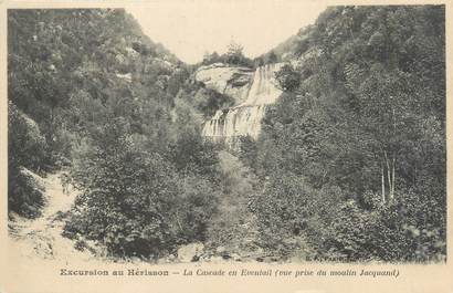CPA FRANCE 39 "Excursion au Hérisson, la cascade en Eventail" / Ed. R. CHAPUIS