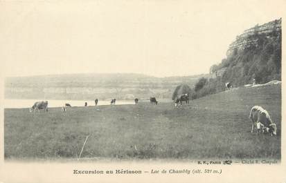 CPA FRANCE 39 "Excursion au hérisson, lac de Chambly" / Ed. R. CHAPUIS