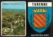 CPSM FRANCE 19 "Turenne" / AUTOCOLLANT