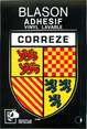 19 Correze CPSM FRANCE 19 "Correze" /BLASON ADHESIF