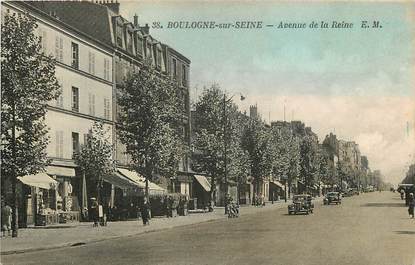 CPA FRANCE 92 "Boulogne Billancourt, avenue de la Reine"