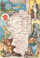 20 Corse CPSM FRANCE 20 "Corse" / CARTE GEOGRAPHIQUE