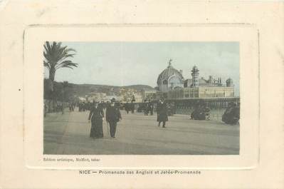 CPA FRANCE 06 "Nice, promenade des anglais et jetée promenade"