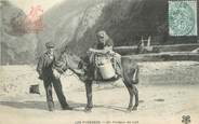 65 Haute PyrÉnÉe CPA FRANCE 65 "Les Pyrénnées, un porteur de lait" / METIER