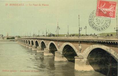 CPA FRANCE 33 "Bordeaux, le pont de Pierre"