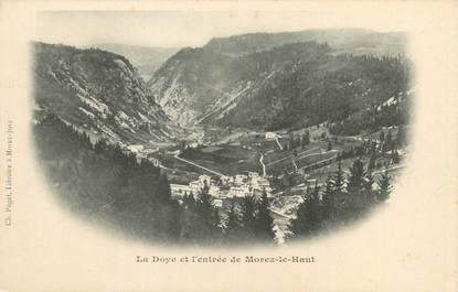 CPA FRANCE 39 "La Doye et l'entrée de Morez le Haut"