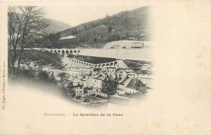 CPA FRANCE 39 "Morez Jura, le quartier de la gare"