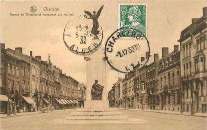 CPA BELGIQUE "Charleroi, avenue de Waterloo"