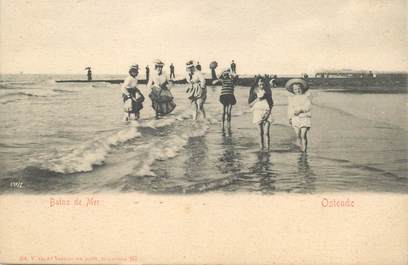 CPA BELGIQUE "Ostende, bains de mer"