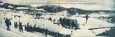 CPA PANORAMIQUE FRANCE 38 "Villard de Lans, vue panoramique du tremplin des Cochettes et saut en ski"