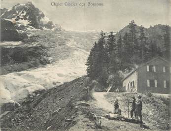 CPA PANORAMIQUE FRANCE 74 "Chamonix, glacier des Bossons"