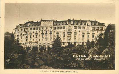 CPA FRANCE 73 "Aix les Bains, Hotel Mirabeau"